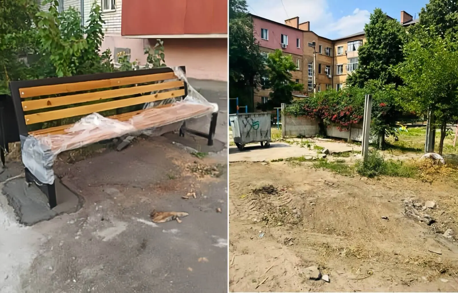 У Дніпрі продовжують вивозити сміття та встановлювати лавочки за заявками містян