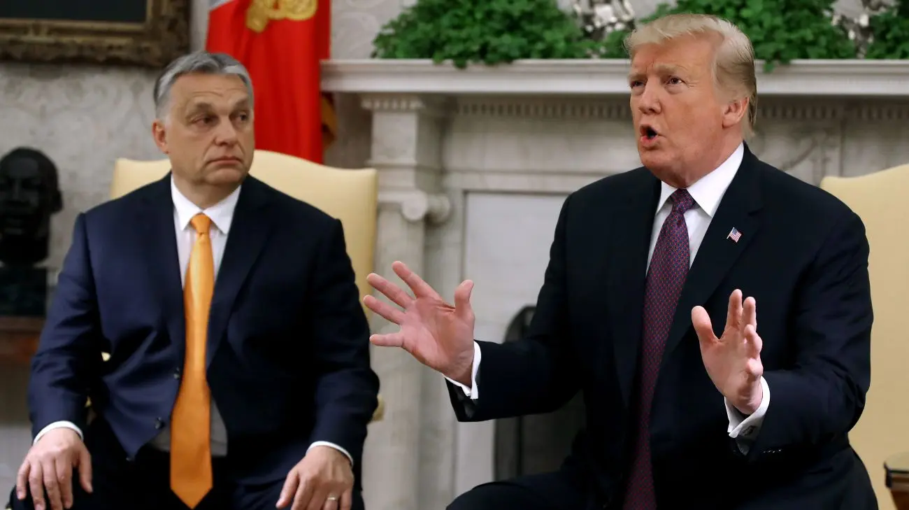 Трамп радився з Орбаном щодо війни РФ проти України і назвав його "дуже розумною людиною"