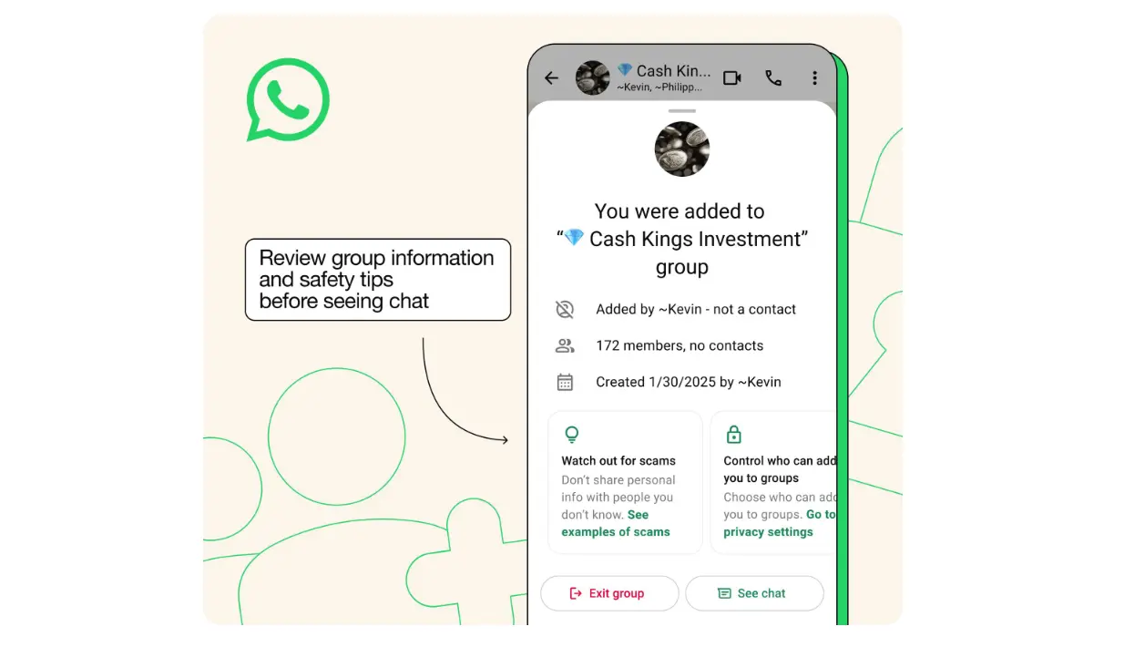 WhatsApp попереджатиме про можливі шахрайські повідомлення