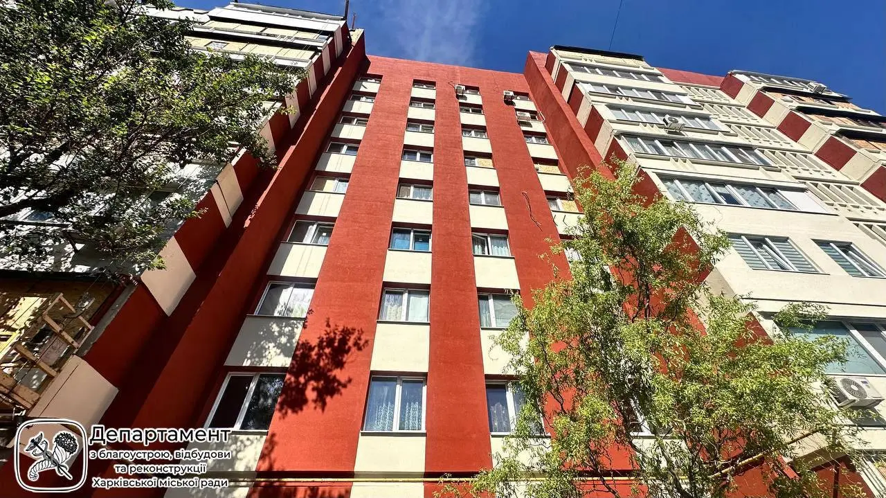 Відновлення багатоповерхівки на Північній Салтівці: опублікували фото робіт