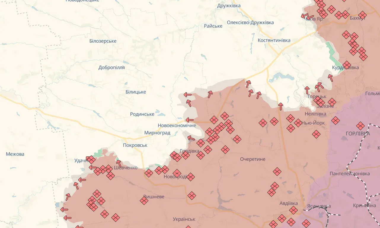 Протягом доби зафіксовано 72 боєзіткнення, – Генштаб ЗСУ