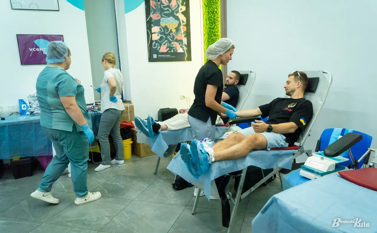 У Vcentri Hub на Оболоні відбувся черговий День донора