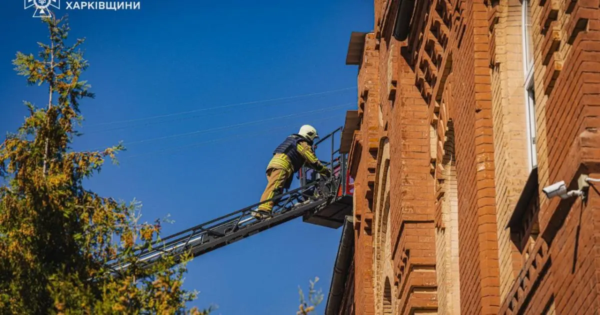 Пожежу в Інституті підвищення кваліфікації після влучання БпЛА загасилии 