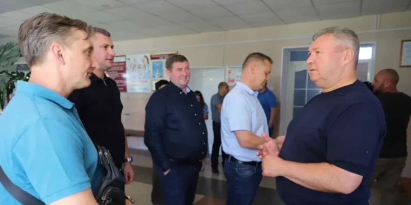У Крижопільській лікарні тривають ремонтні роботи після нищівної пожежі