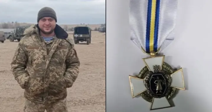 Захисник з Буковини отримав від Головнокомандувача ЗСУ «Хрест «Військова честь»