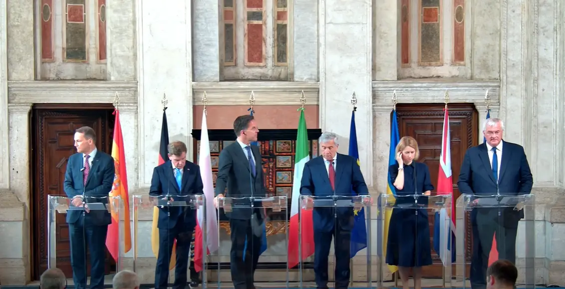 Шість країн і ЄС готові посилити тиск на Росію, яка відмовляється від миру