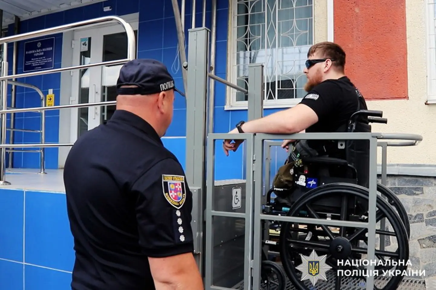 Ветеран бригади «Лють» перевірив на доступність відділ поліції на Вінниччині