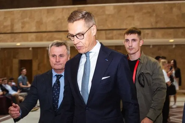 Президент Фінляндії Александер Стубб виступив перед студентами КНУ: «Зовнішня політика завжди перебуває в русі»