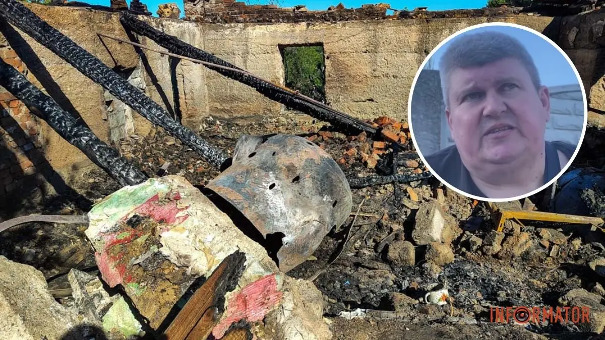 “Випадково не ночував тут”: у Дніпрі власник зруйнованого будинку розповів про пережите