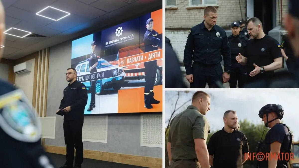 Дніпро з робочим візитом відвідав голова МВС Клименко: відвідав місця ракетних атак та представив новий проєкт “Офіцер-рятувальник громади”