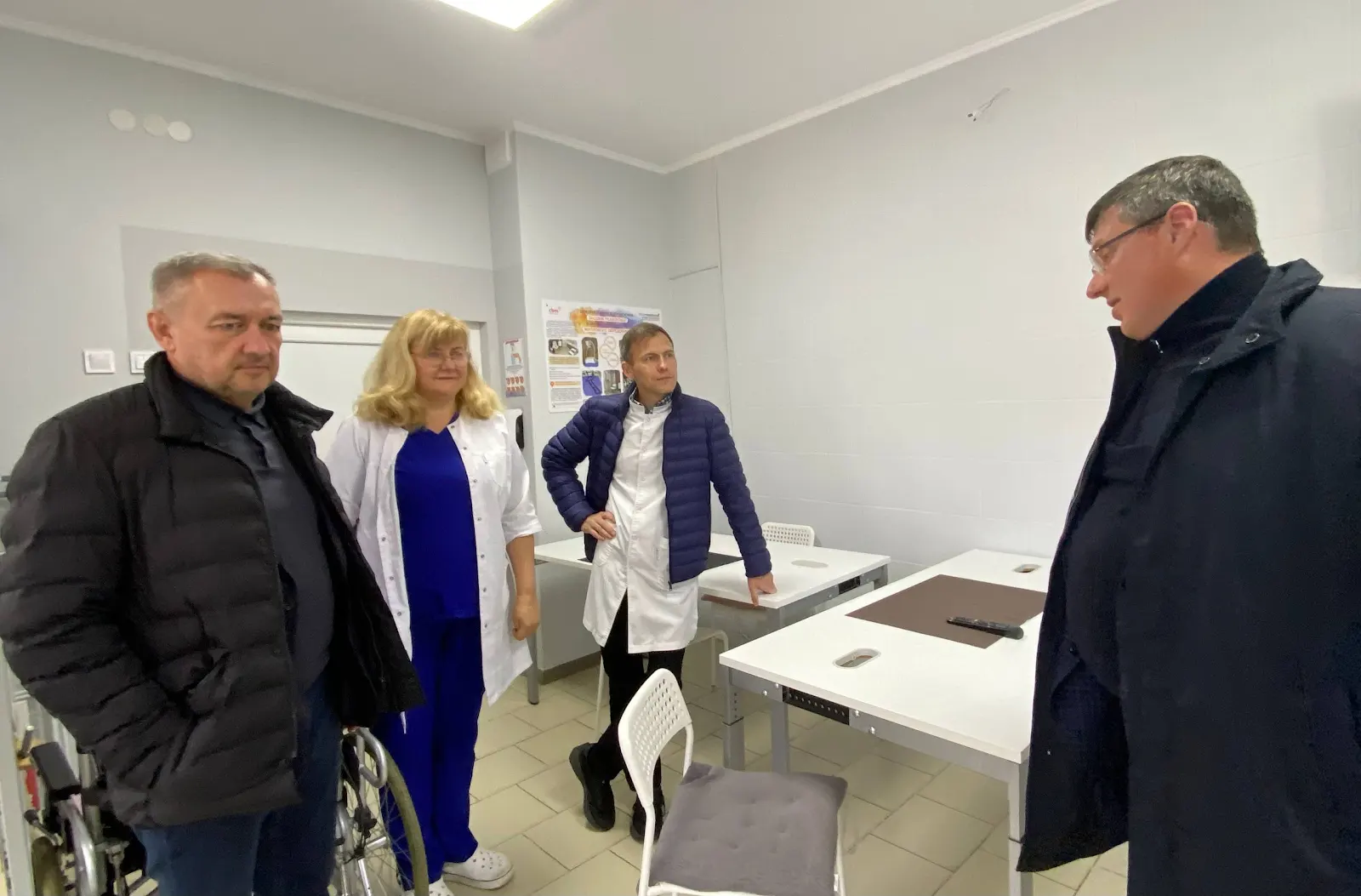 Броварська лікарня отримала нове обладнання для реабілітації з Франції