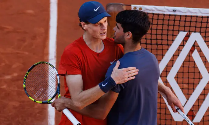 Янник Синнер - Карлос Алькарас. Анонс и прогноз финала Roland Garros на 08.06.2025