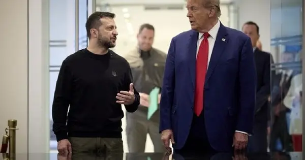 Володимир Зеленський розповів про зустріч з Дональдом Трампом у Гаазі