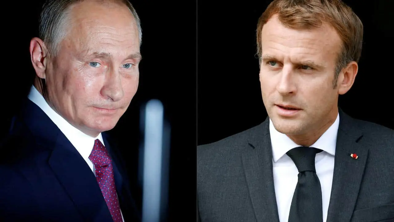 У Макрона кажуть, що він закликав Путіна до припинення вогню в Україні