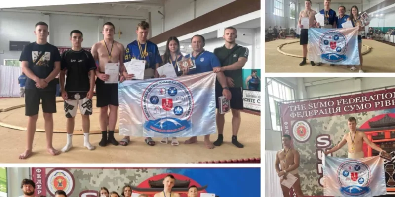 Вінницькі спортсмени здобули вісім золотих медалей на чемпіонаті України з сумо