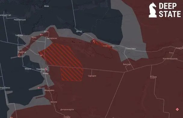 "Безкінечна" кількість росіян: DeepState про наступ РФ біля адмінкордону Дніпропетровщини