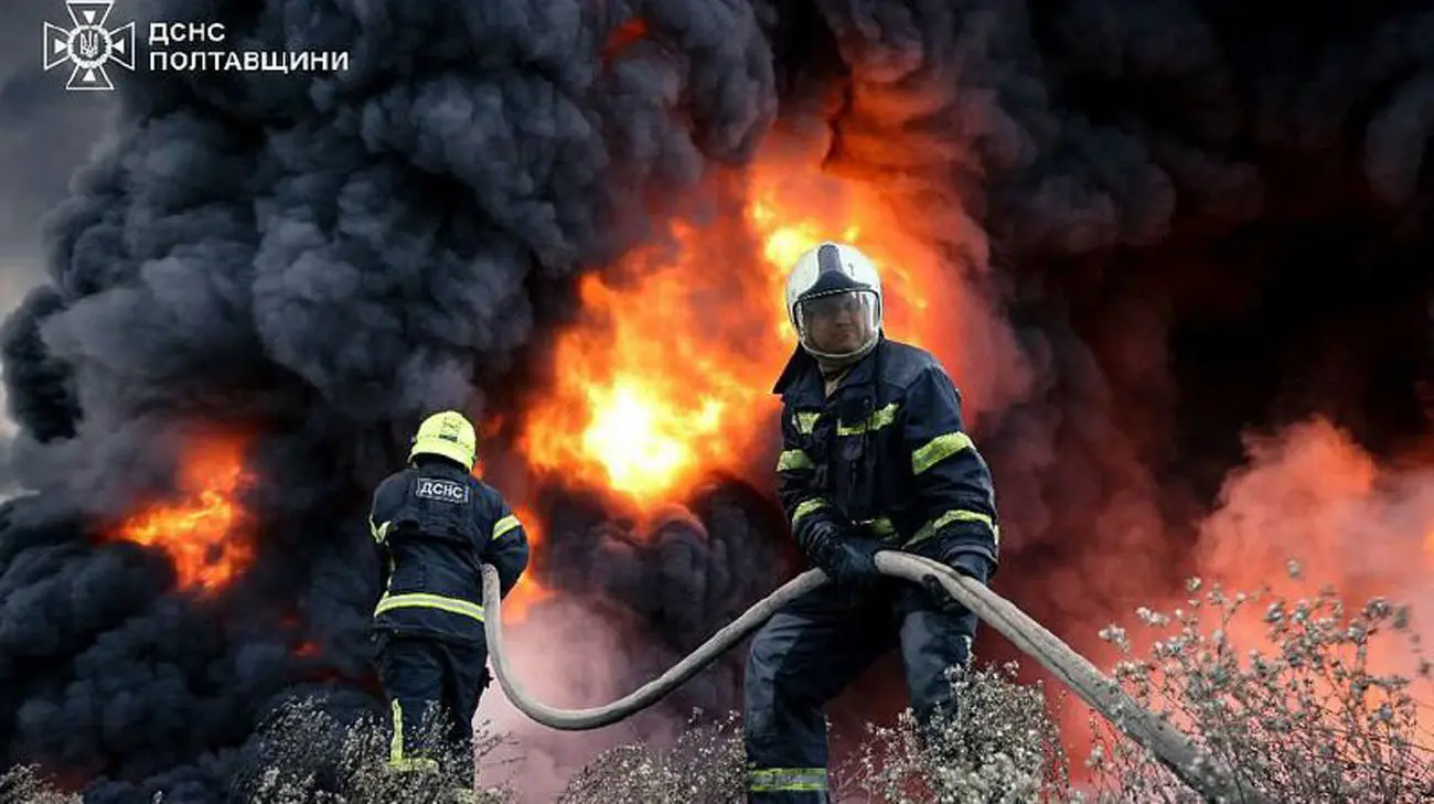 Росіяни масовано атакували Полтавщину: постраждало енергетичне підприємство  