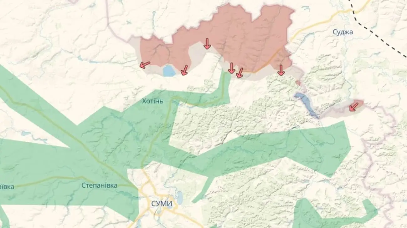 Генштаб ЗСУ повідомив, що в районі Олексіївки вдалося відтіснити окупантів "далі від Сум"
