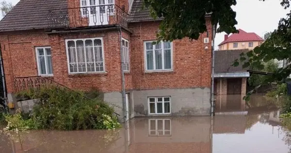 На Тернопільщині через сильні дощі підтопило будинки та городи