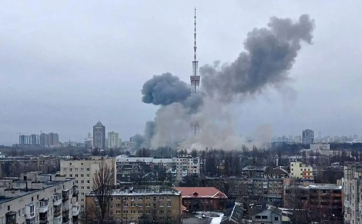 Київську телевежу, яку обстріляли росіяни, відремонтують за понад 180 мільйонів гривень