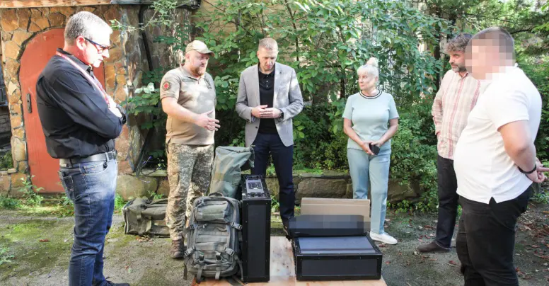 Вінниця передала нацгвардійцям з «Червоної калини» засіб радіоелектронної розвідки