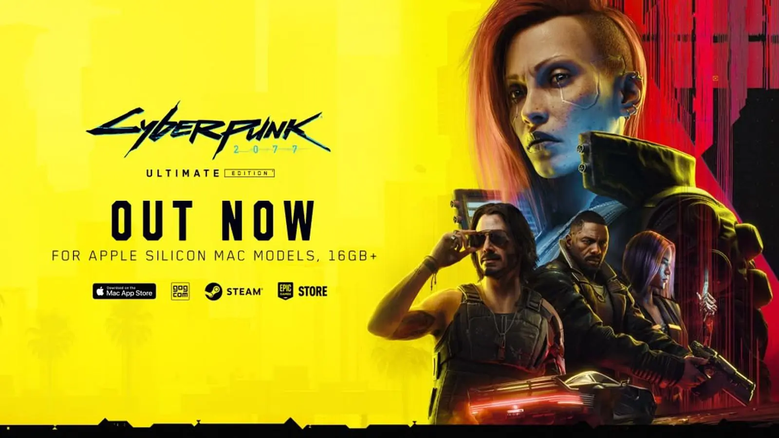 Cyberpunk 2077 тепер офіційно доступний на Mac з чипами Apple Silicon