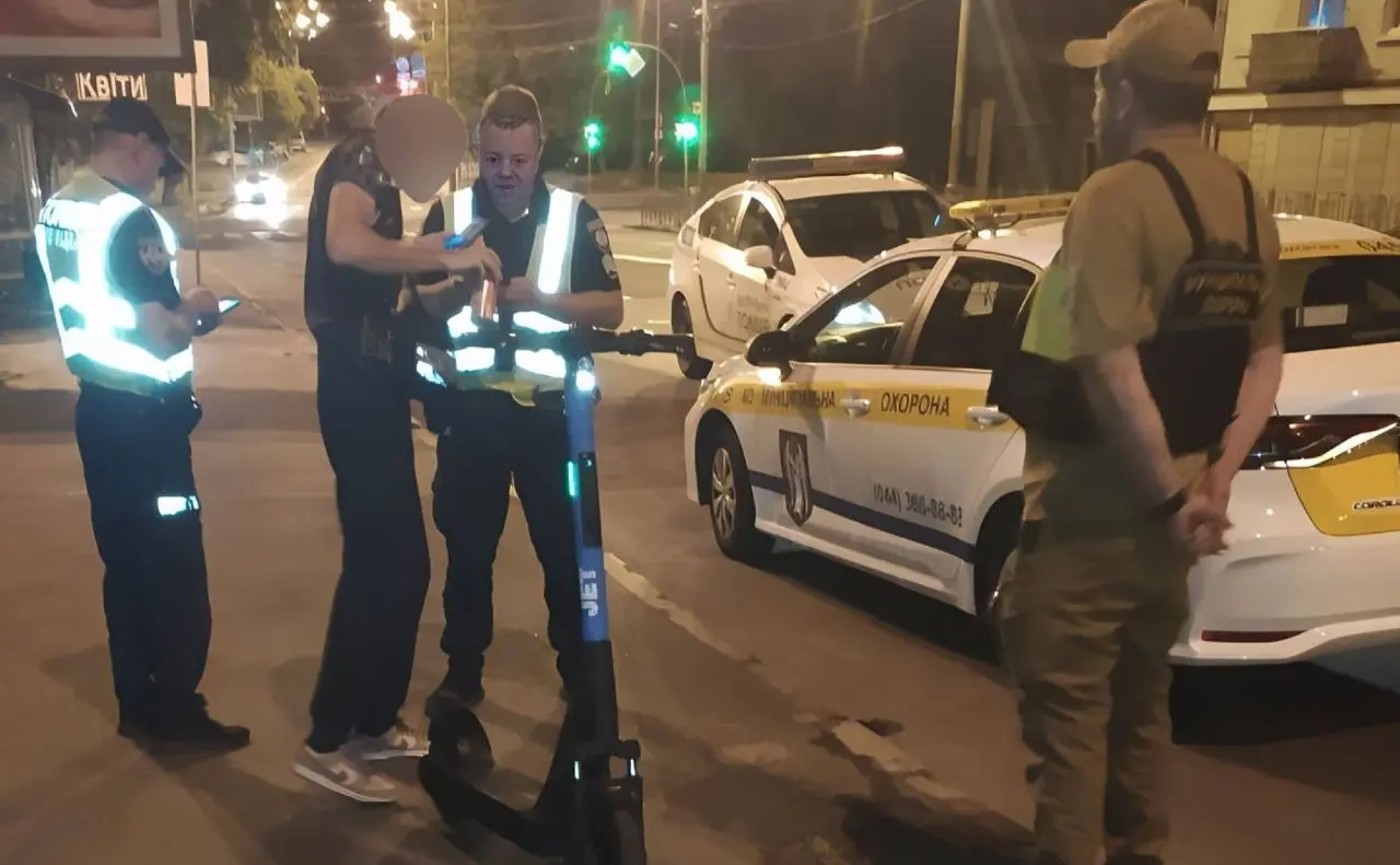 Киянин накатав на самокаті на 17 тисяч гривень штрафу