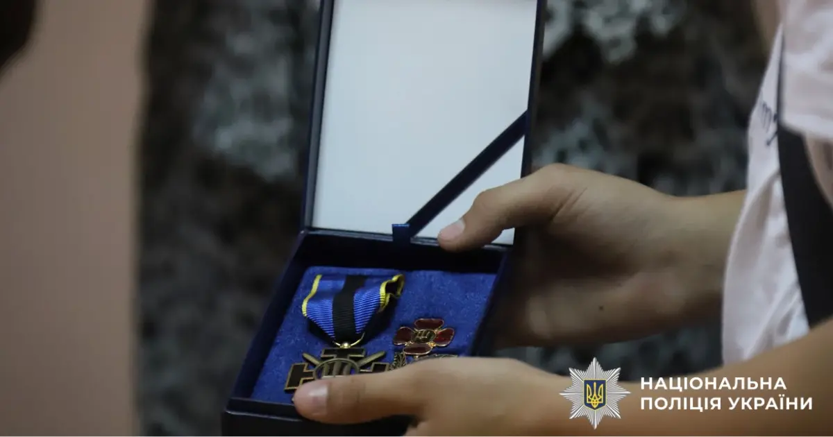 На Вінниччині двох поліцейських посмертно нагородили «Комбатантським хрестом»
