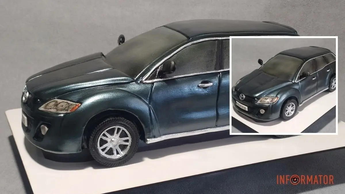 Дніпровський кондитер приготував торт у вигляді Mazda CX7
