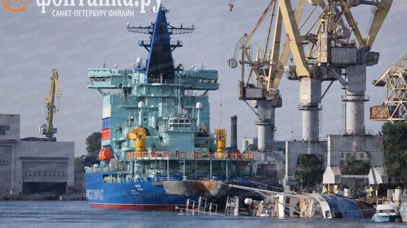 Russian Tug 'Kapitan Ushakov' Sinks in St. Petersburg