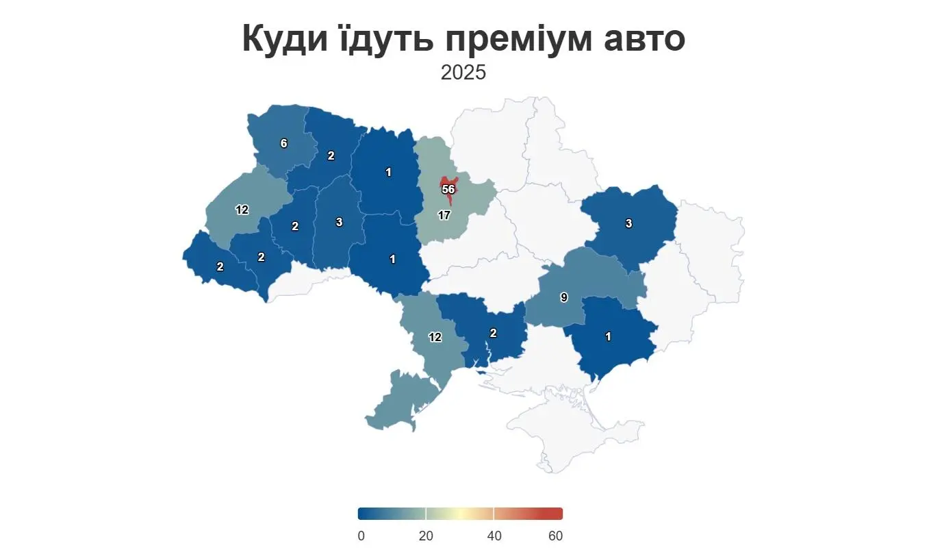 Одещина увійшла в трійку лідерів за кількістю ввезених автівок з-за кордону