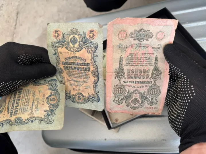 Скринька з імперськими грошима: на кордоні з Румунією виявлено старовинні монети та купюри