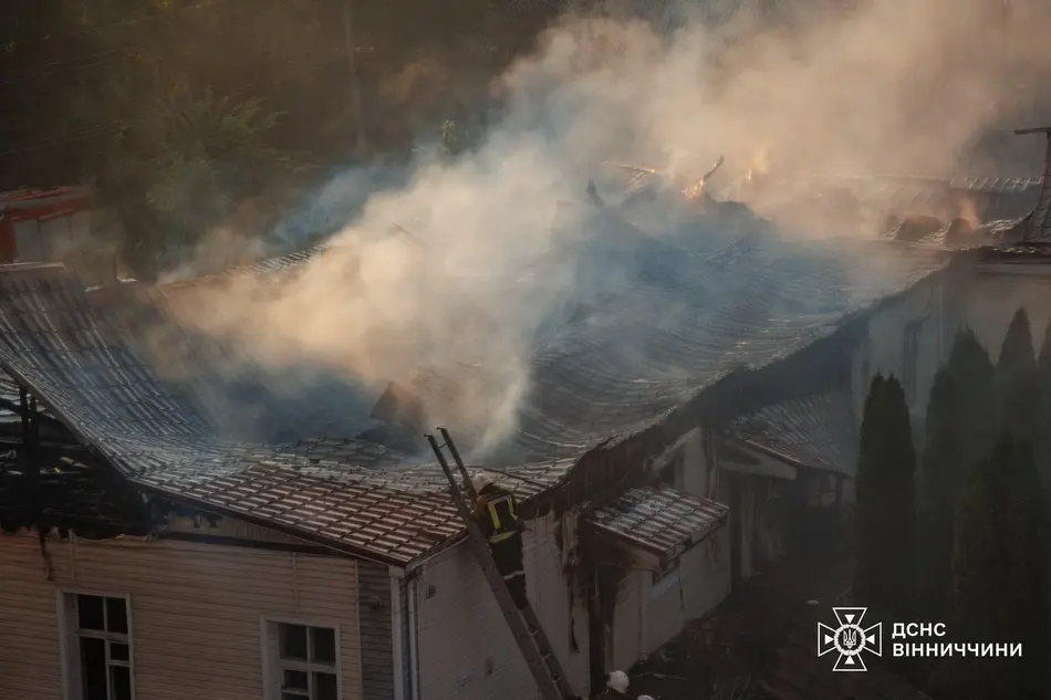 У Крижополі горіла лікарня